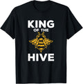 King Of The Hive Funny Beekeeper Honey-Maker Gift Shirt