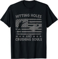 Hitting Cornholes And Crushing Souls Funny Cornhole Team