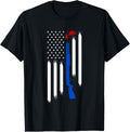 Patriotic Skeet Trap Clay Pigeon Shotgun Shooting Usa Flag