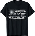 New York City Skyline American Flag Souvenir Gift