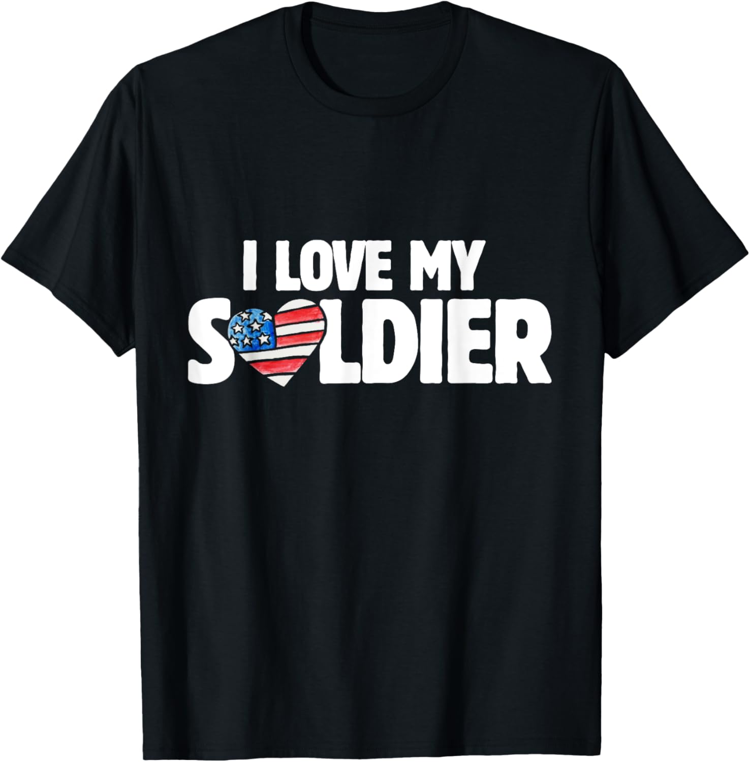 I Love My Soldier T Shirt I Heart My Soldiers Tee Shirts