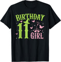 Green Pink Theme 11 Year Old Birthday Girl Witch Party Birthday Design 5
