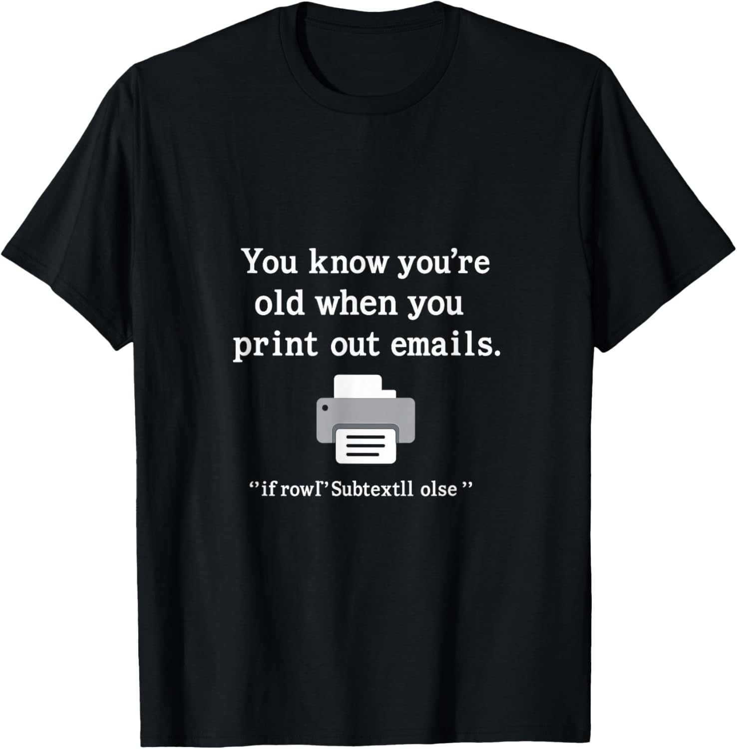 Typewriter Quote You Know Youre Old When Print Emails