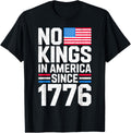 No Kings In America Shirt Rejecting Kings Patriotic Usa Men