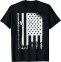 Fishing Usa Flag American Fisherman Fishing Rod