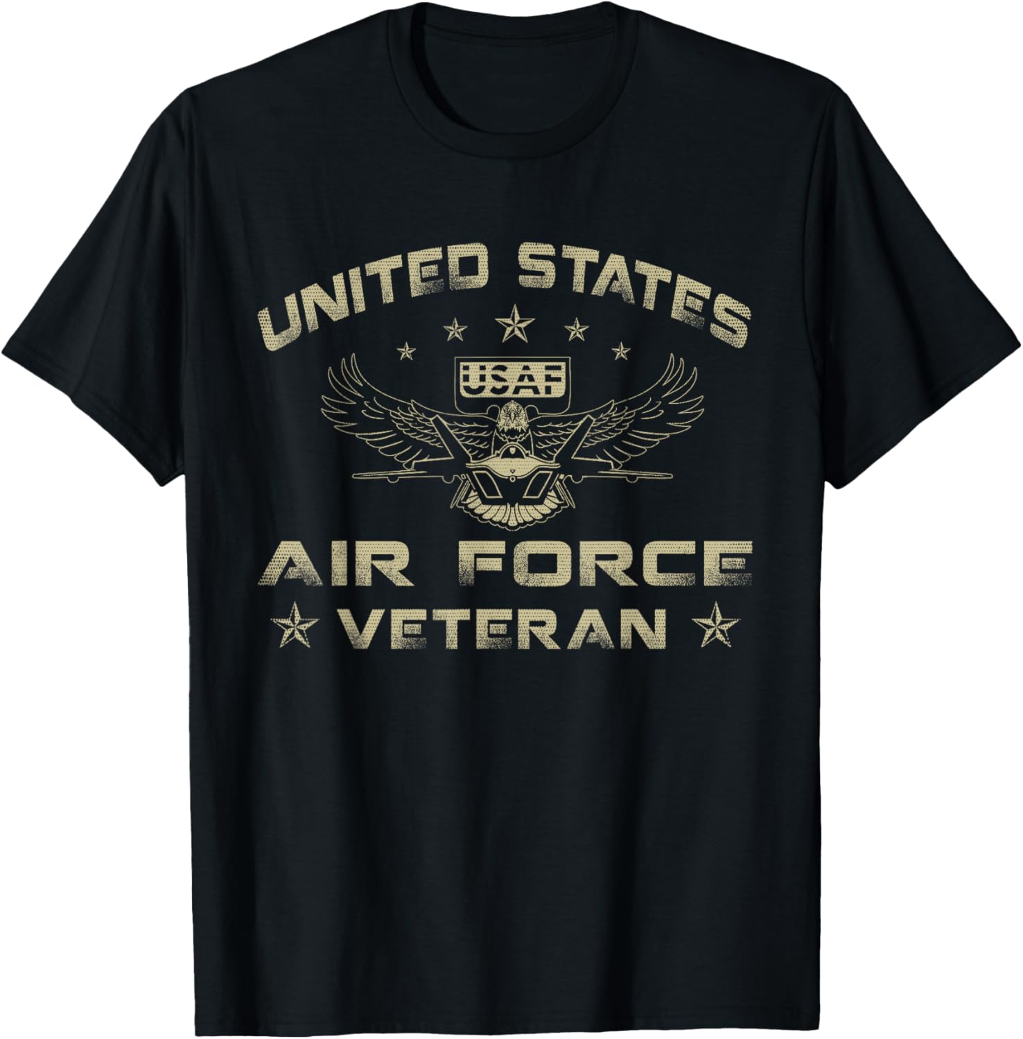 Vintage Usa Flag Proud Us Air Force Veteran For Men Women
