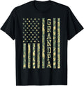Mens Grandpa American Flag Camo Grandpa Gifts Fathers Day