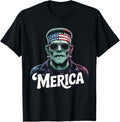 Frankenstein Monster Lover Sunglasses Usa Flag 4Th Of July