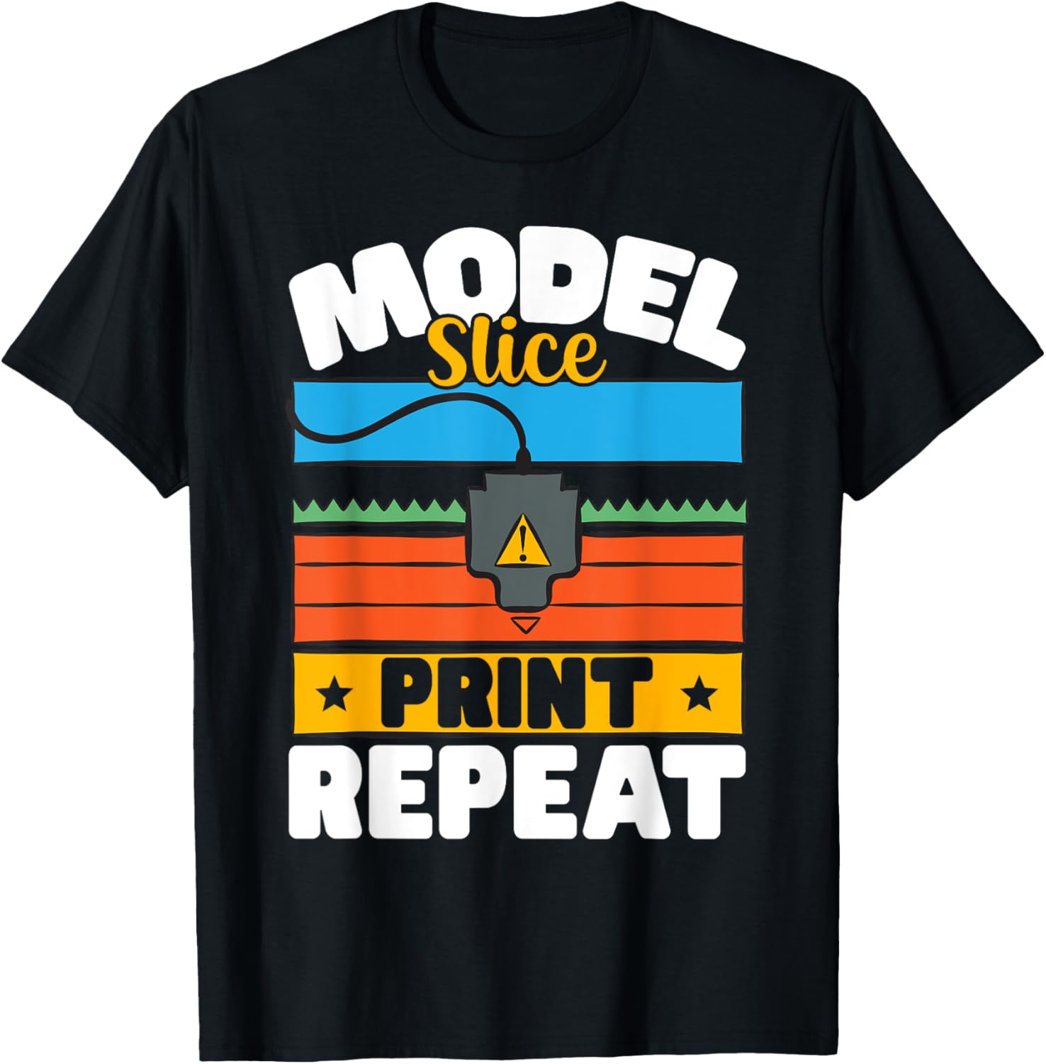 3D Printer Model Slice Print Repeat 3D Printing