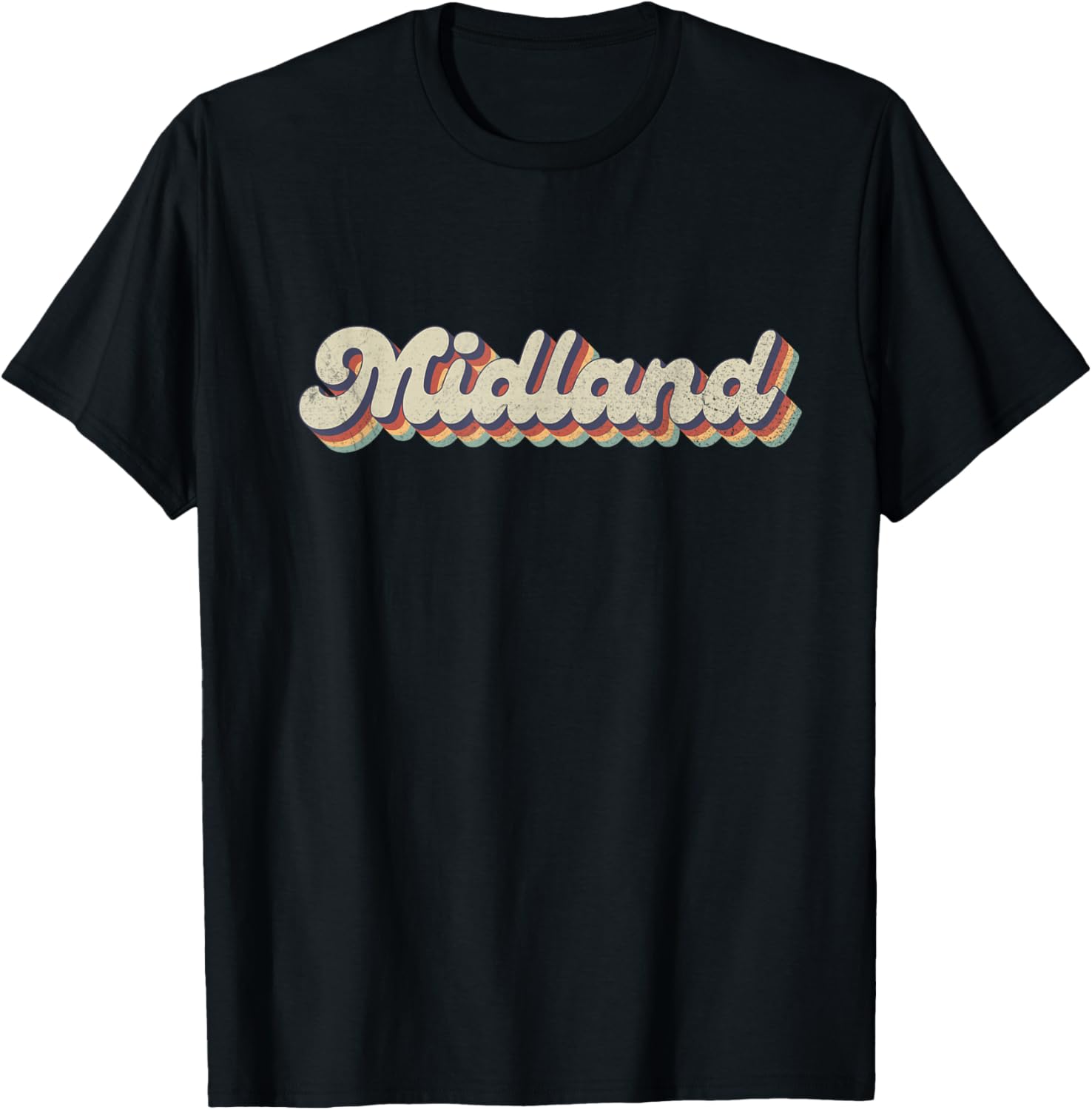 70S 80S Usa City Vintage Midland