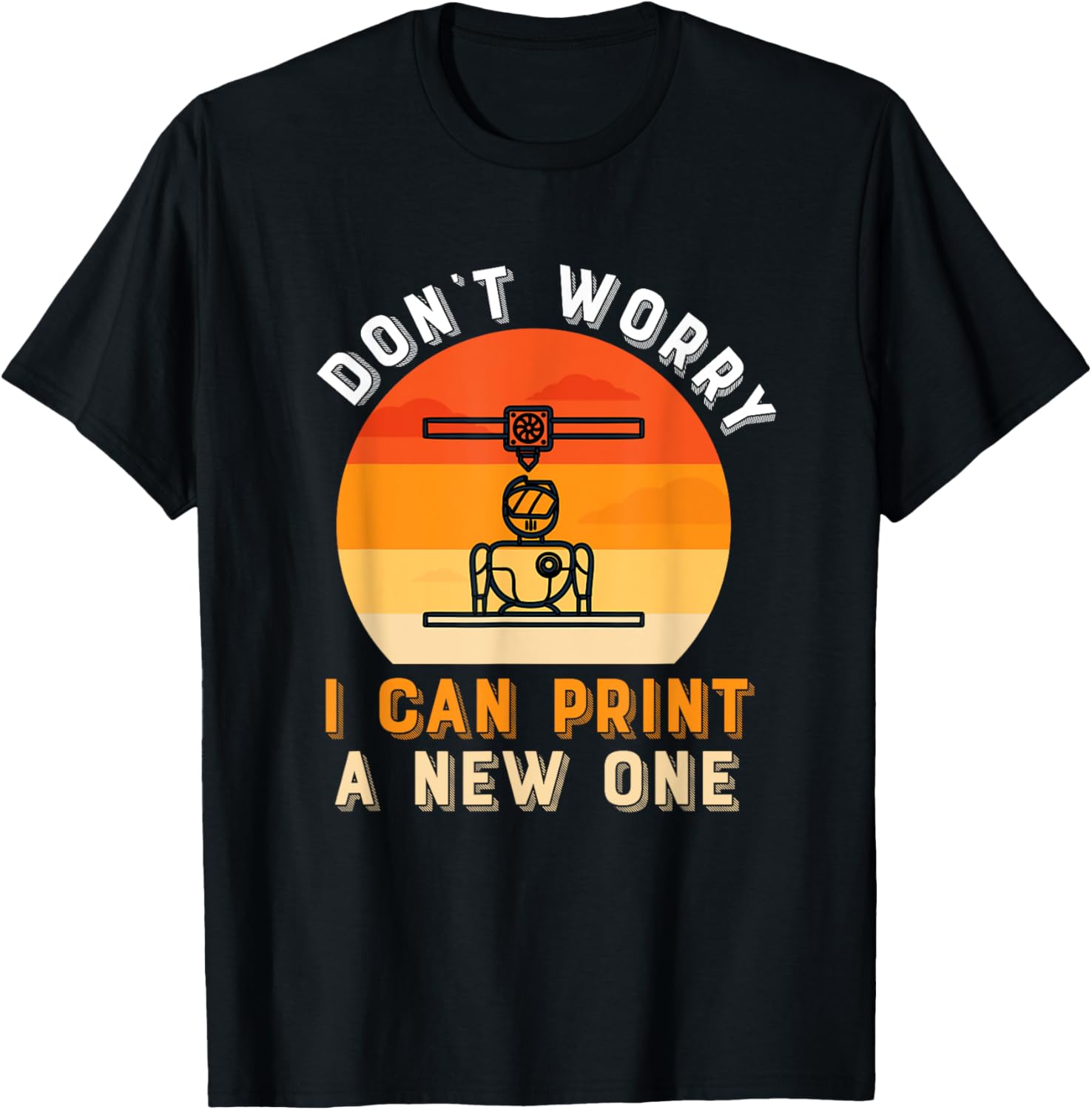 Retro Vintage 3D Printer Those Who Loves Printing