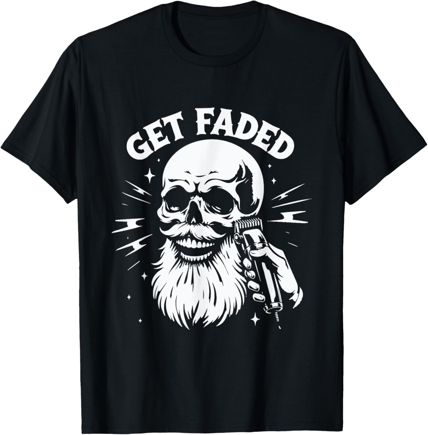 Funny Get Faded Barber Hairdresser Hair Cut Maker