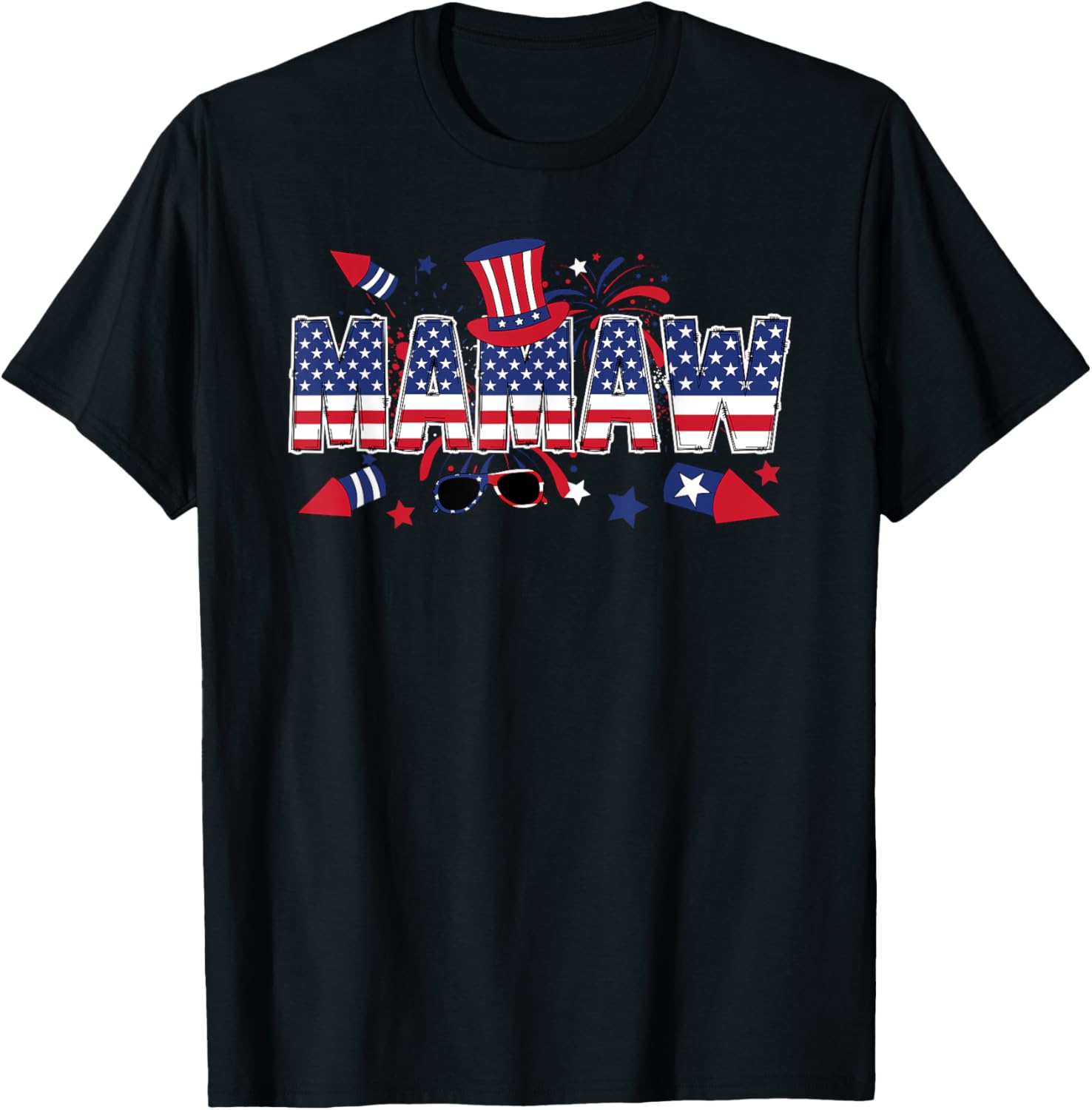4Th Of July Mamaw Grandma American Flag Mamaw Grandmother