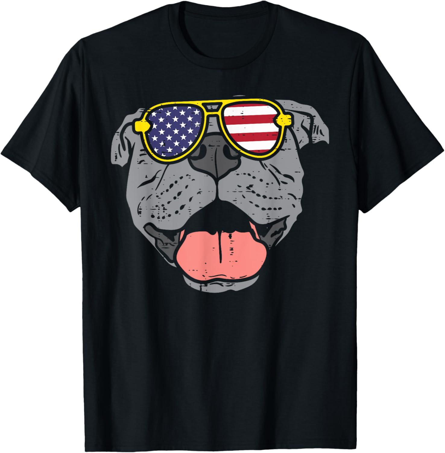 Pitbull Pit American Usa Flag 4Th Of July Fourth Dog