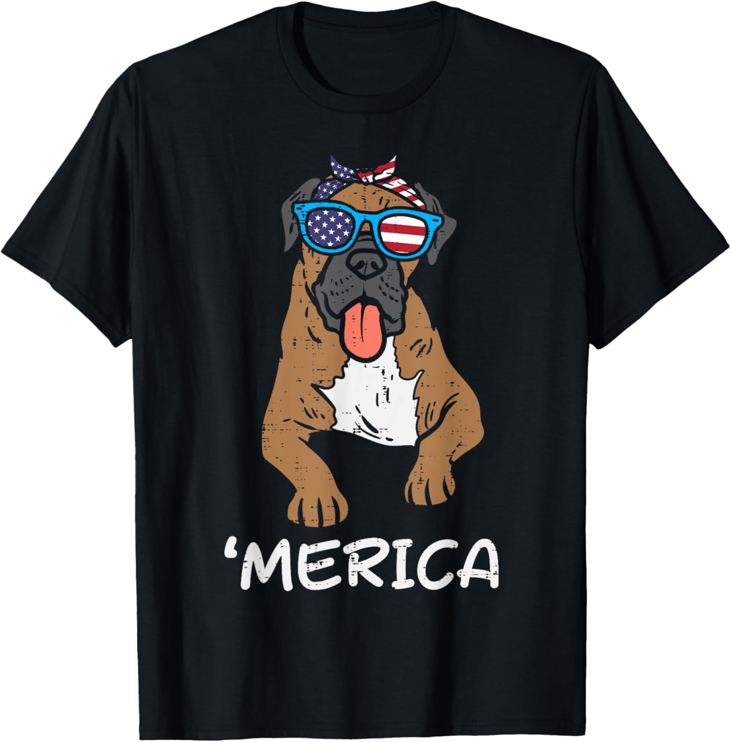 Merica Boxer Dog American Usa 4Th Of July Fourth Dog Women