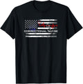 Correctional Nurse Tee Shirt Us American Flag Gifts