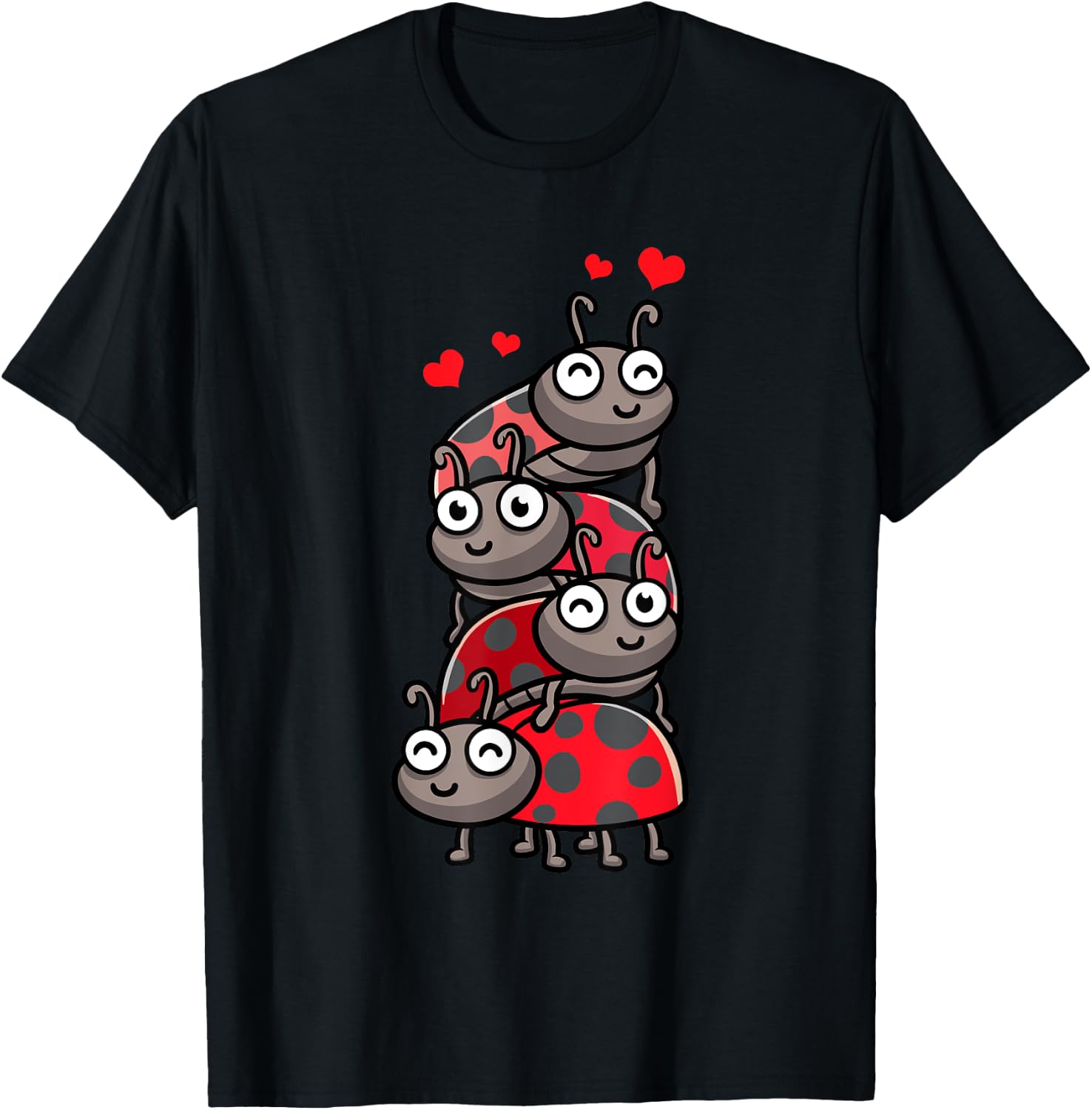 Ladybug With Hearts Bug Lover Shirt 28