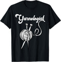Knitting Gift T Shirt Knitters Yarn Wool Needles Yarnologist