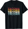 Us American City 70S Retro Usa Vintage Tacoma