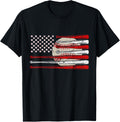 Vintage Baseball American Flag Usa For Men Women Dad Mom