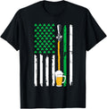 Irish American Flag Beer Shirt St Patricks Day Men Women