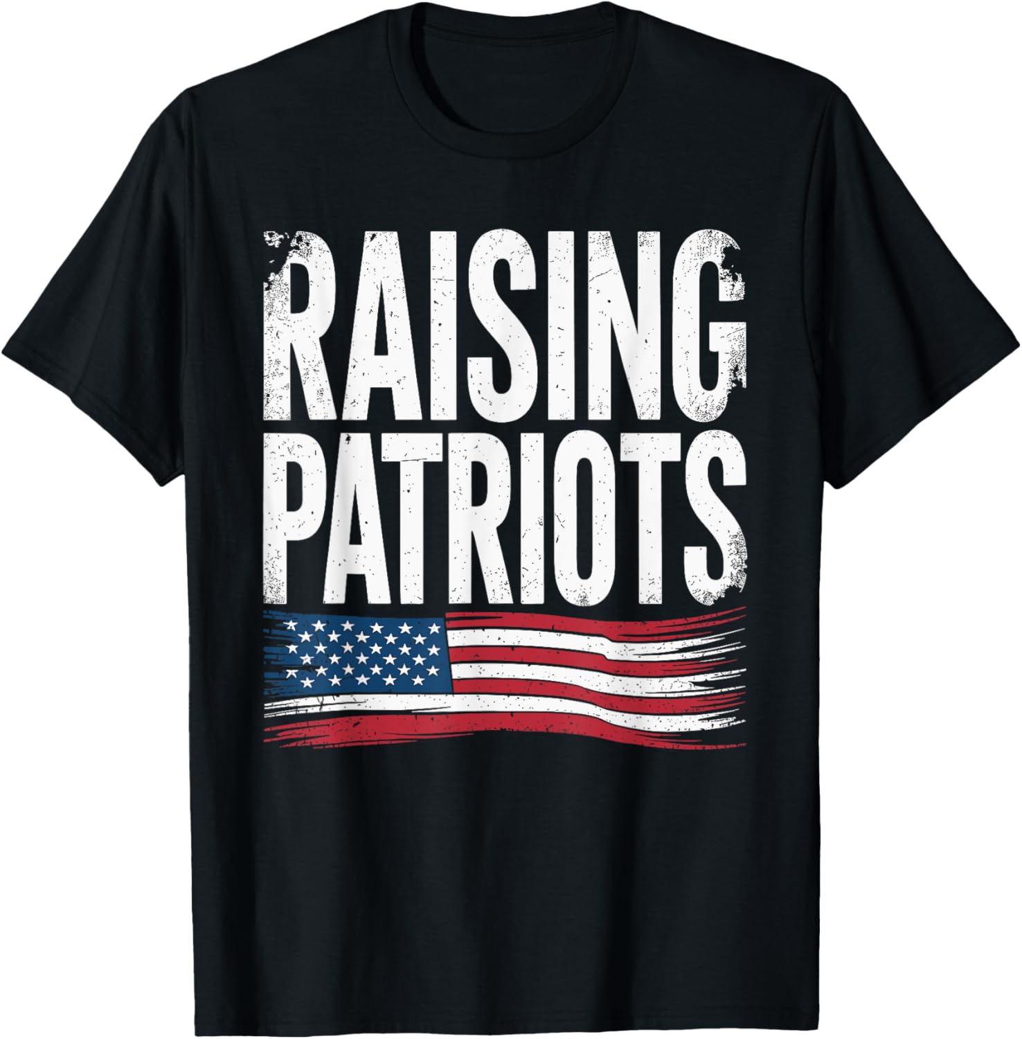 Raising Patriots American Flag Patriotic Vintage