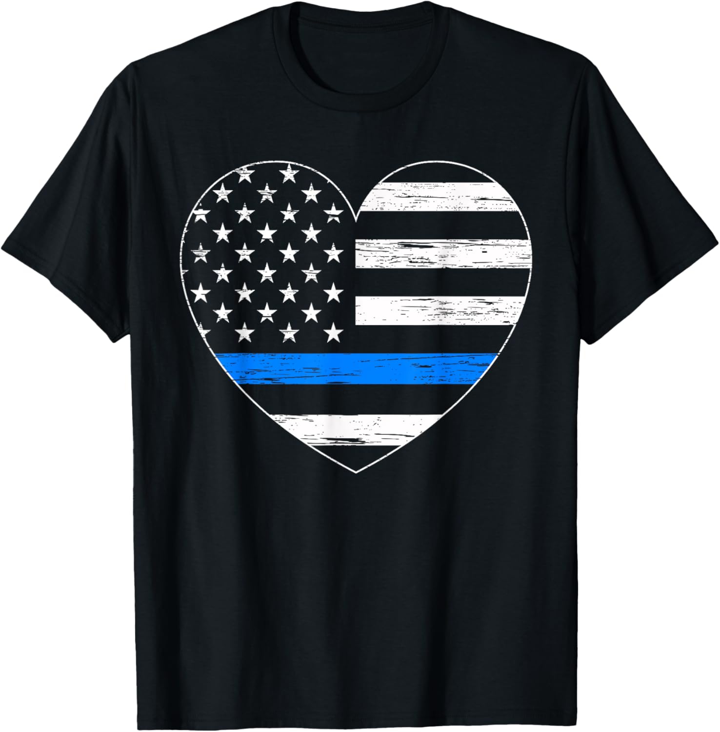 Thin Blue Line Usa Flag Law Enforcement Police Cop Policeman