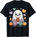 Knitting Halloween Ghost for Yarn Lovers and Crafters Women