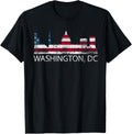 Washington Dc Capitol Hill Usa Flag Souvenir Design