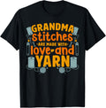 Grandma Stitches Are Made With Yarn And Love Knitting Mom