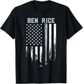 Usa Flag Bat Ben Rice New York Baseball Mlbpa