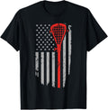 Vintage American Flag Lacrosse Youth Apparel Boys Men Usa