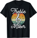 Funny Musician Treble Maker Vintage Distressed Music Theory