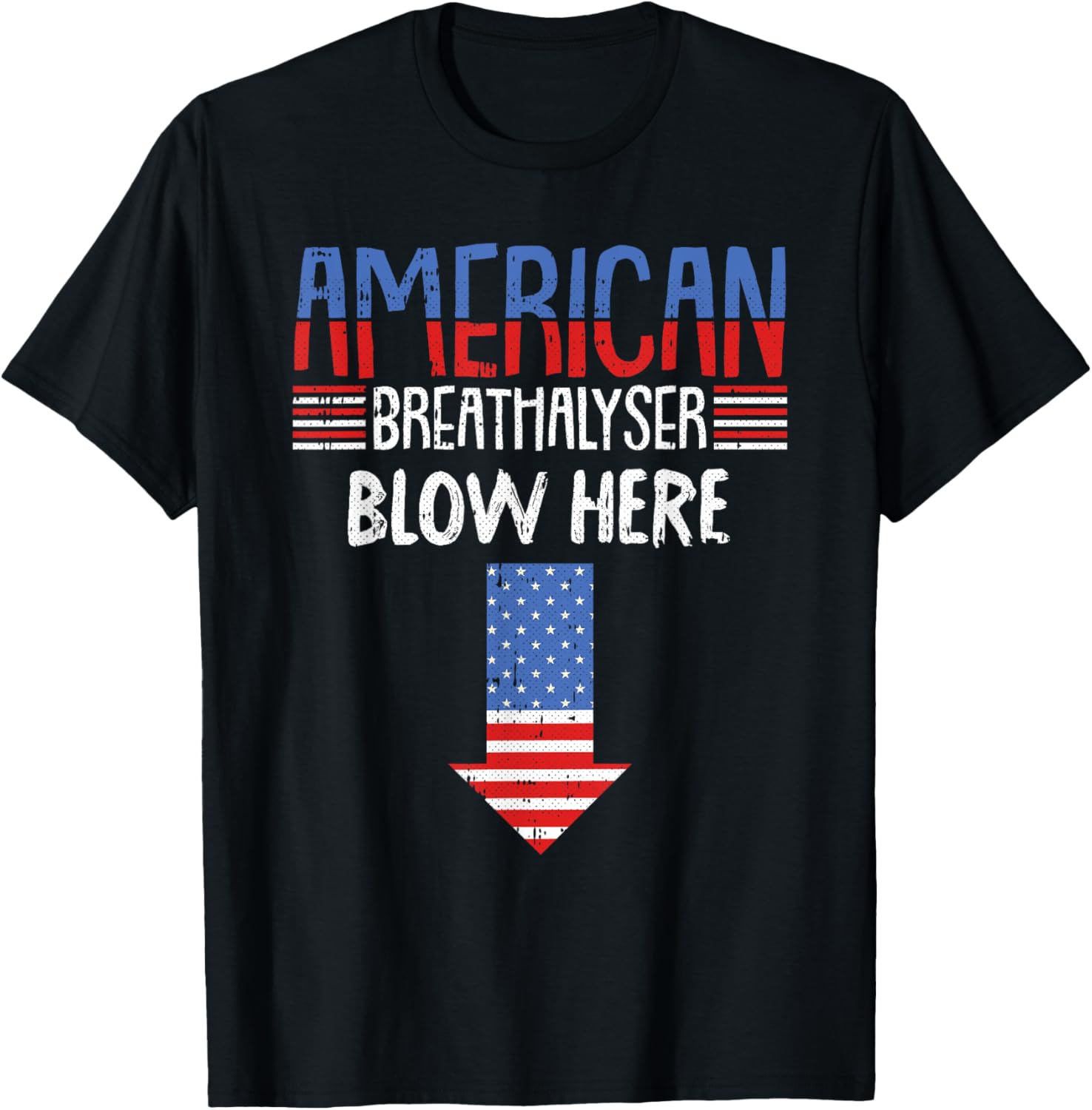Breathalyzer 4Th Of July Funny American Flag Patriotic