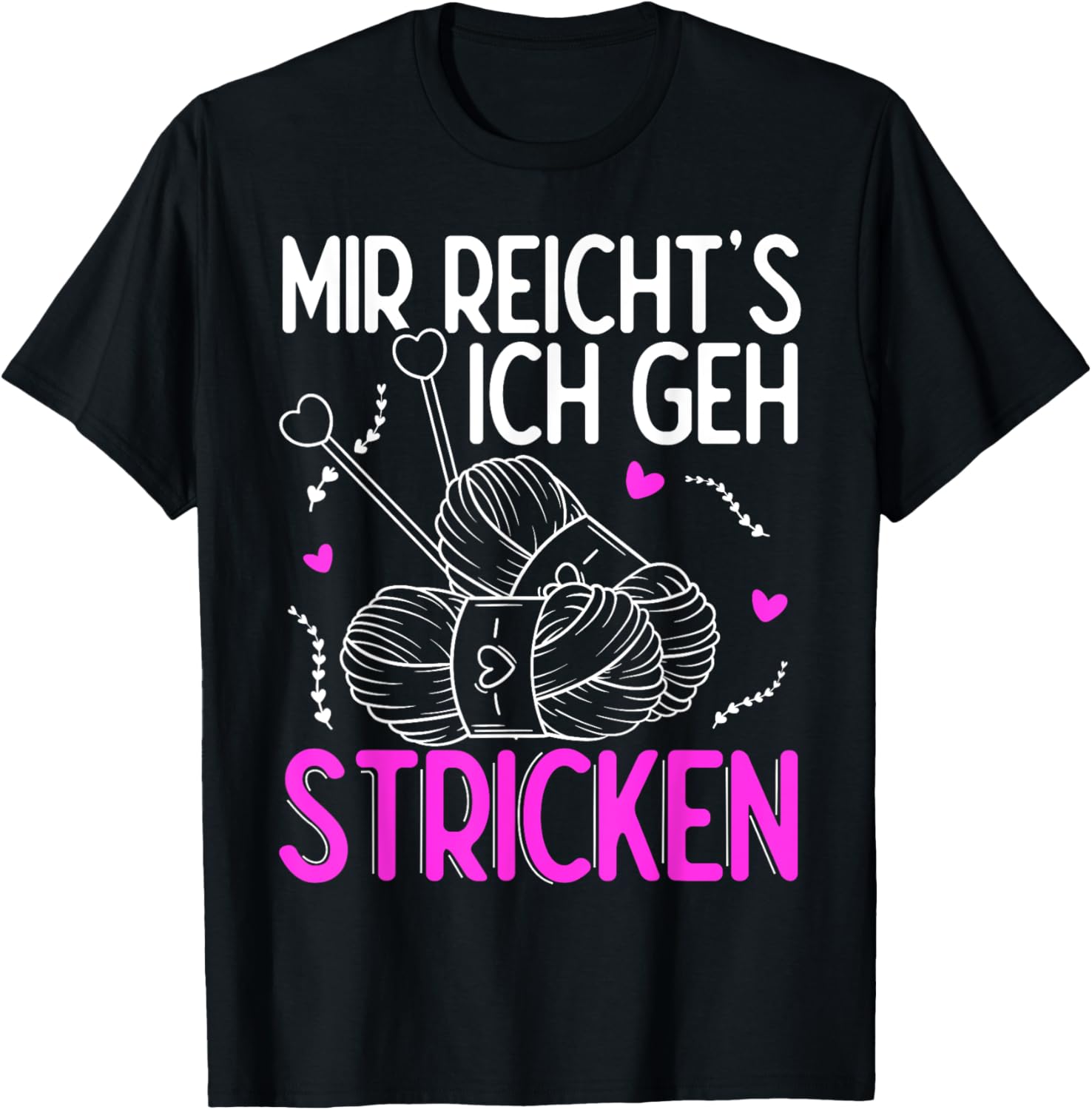 MIR REICHT'S ICH GEH knit yarn heart