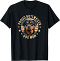 Proud Rottweiler Mom American Flag Patriotic Rottie Mom