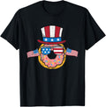 Donut American Flag 4Th Of July Doughnut Patriotic Usa
