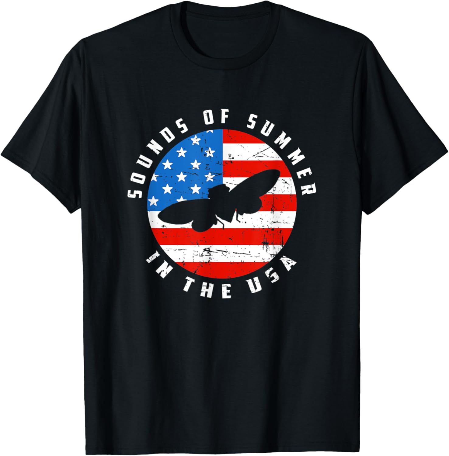 Sounds Of Summer In The Usa Us Flag Cicada Locust Meme