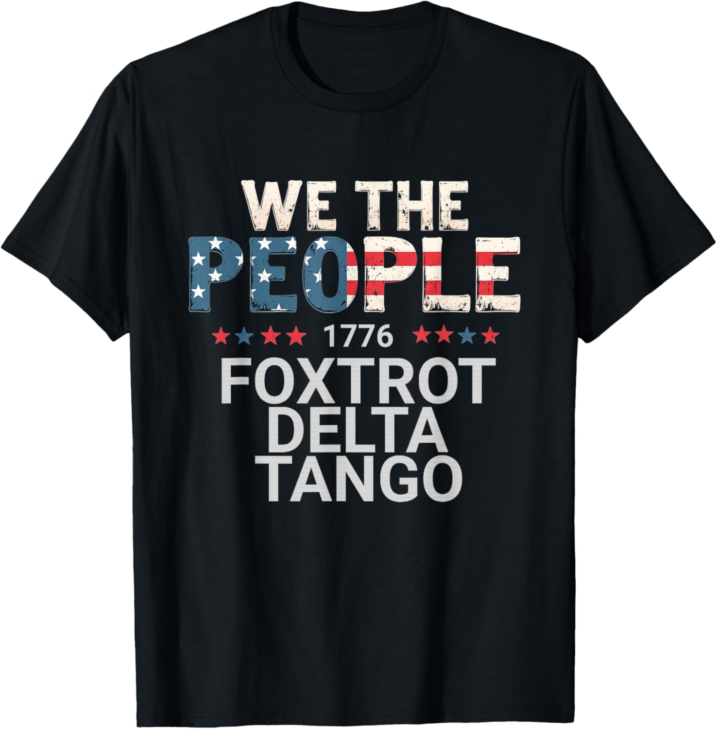 Funny Foxtrot Delta Tango Usa Flag America Patriotic