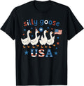 Silly Goose Usa America Goose 4Th Of July Us Flag Patriotic