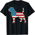 American Bulldog 4Th Of July Dog Lover Men Usa American Flag