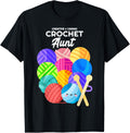 Crochet Aunt Hobby Crocheter Knitter Balls of Yarn Auntie