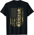 Patriotic Teacher American Flag Camouflage 4Th Of July Camo