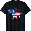 Patriotic American Flag Doxie Lover 4Th Of July Dachshund