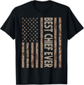 Best Chief Ever Us American Flag Funny Grandpa Fathers Day