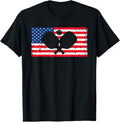 Pickleball American Flag July 4Th Usa Patriotic