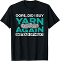 Crocheting Did I Buy Yarn Again Insted of Milk? Distressed