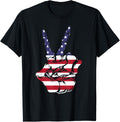 4Th Of July American Flag Devil Horns Usa Flag Rock Sign