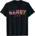 Nanny Vintage American Flag 4Th Of July Mom Grandma Veteran