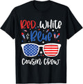 Red White Blue Cousin Crew 4Th Of July Kids Usa Sunglasses